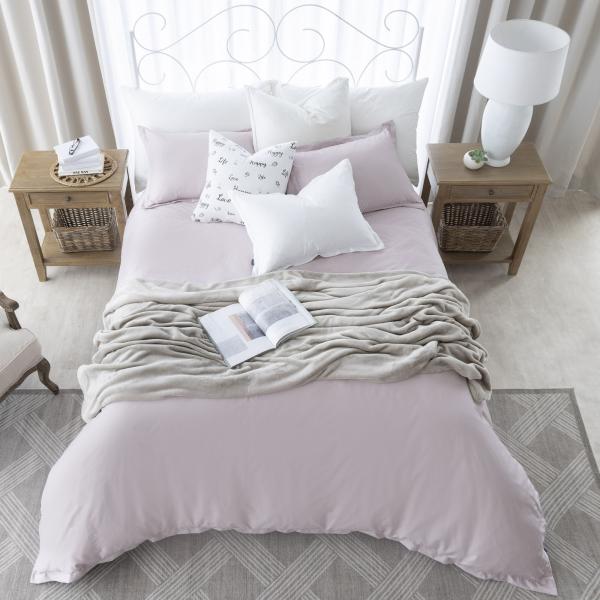 OXFORD ROSE 300TC EGYPTIAN COTTON DUVET COVER SET