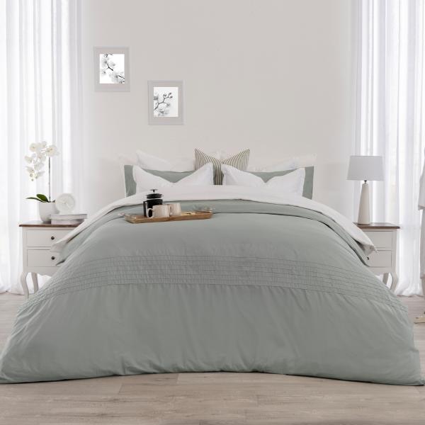 VERONA WHITE 600TC EGYPTIAN COTTON DUVET COVER SET